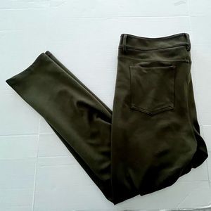 MICHAEL KORS WOMENS KNIT PANTS, OLIVE GREEN, size 12